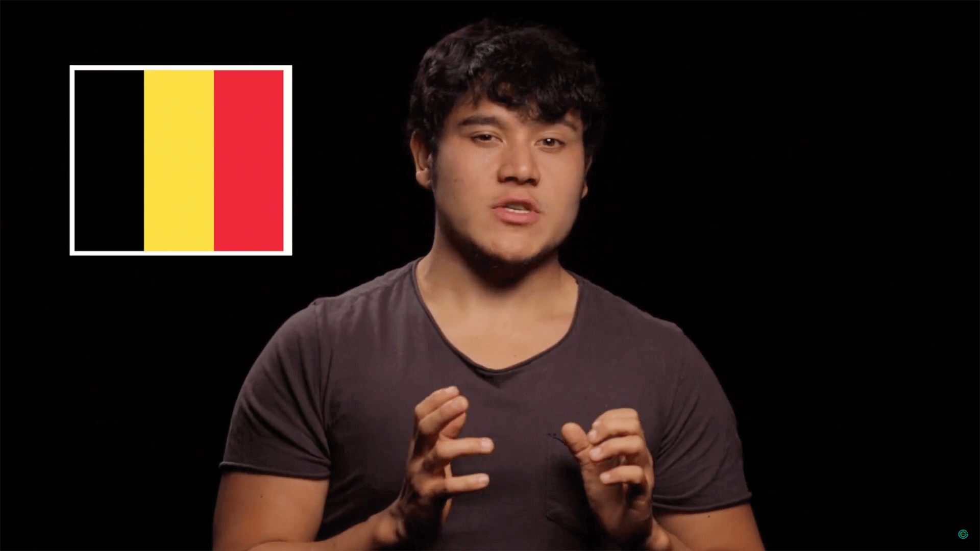 Geography Now! Belgium A man with a belgian flag on the side